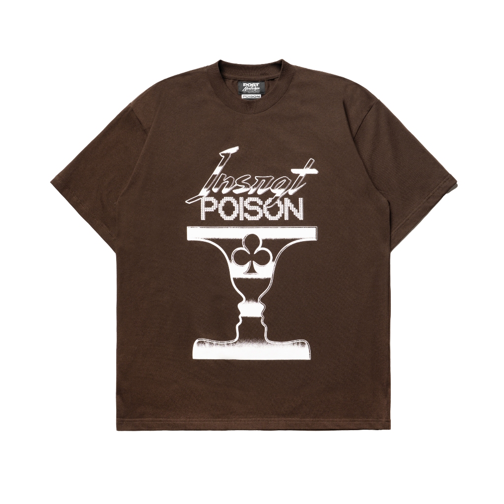 Poison Forever x Insurgent Club - Tshirt Post Nostalgia Brown