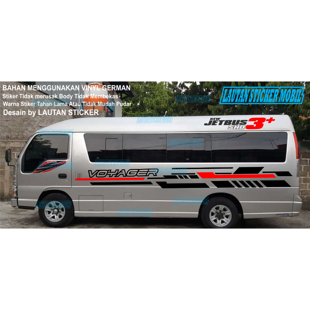 CUTTING STIKER MOBIL ELF TRAVEL LONG CUTTING STICKER LIST BODY SAMPING MOBIL GIGA