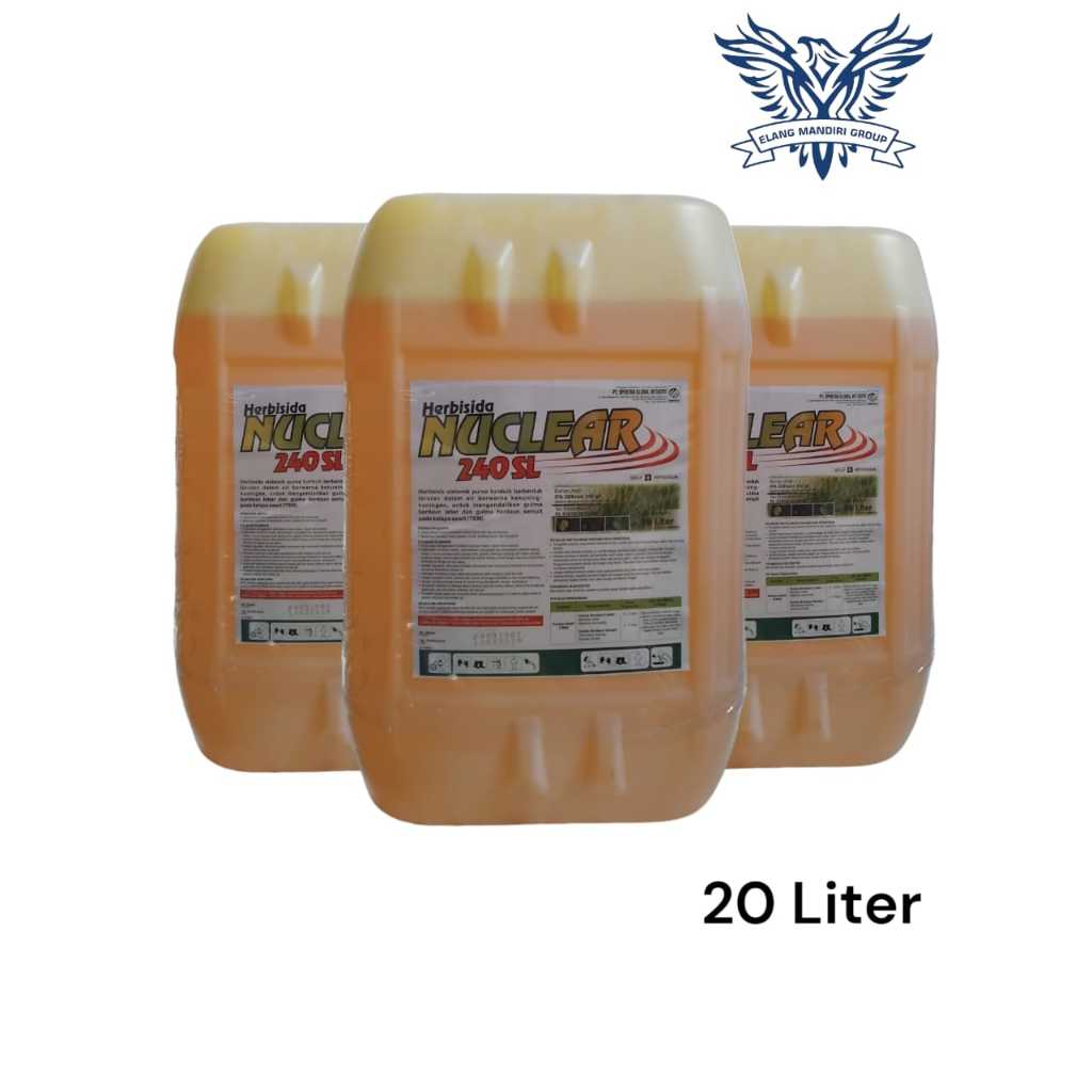 NuClear 240SL 20 Liter Aktifisopropil amina glifosat (setara dengan glifosat: 178 g/l) : 240 g/l Her