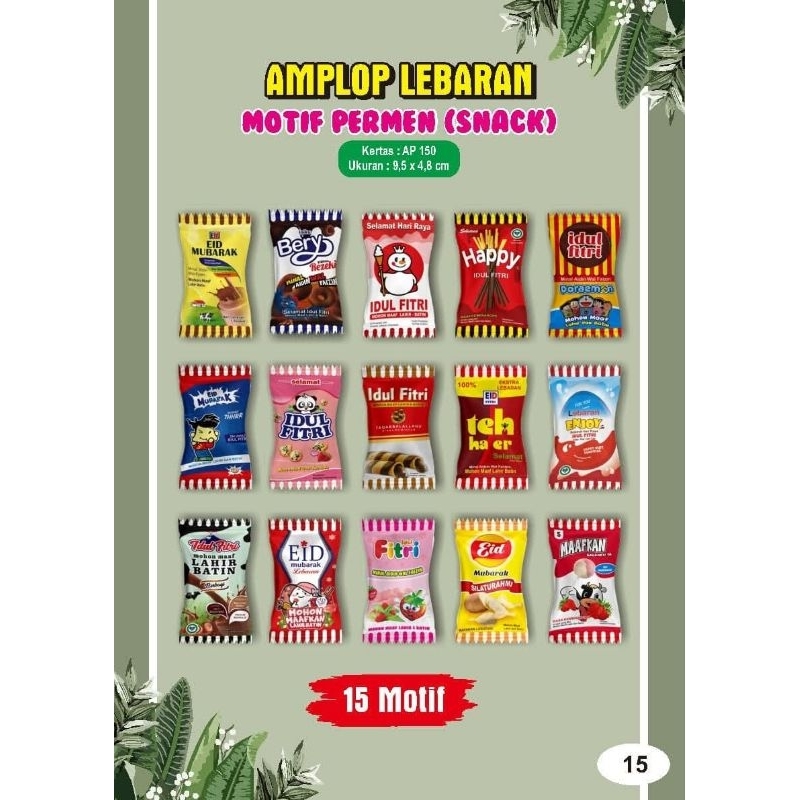 

paket hemat/paket usaha amplop permen mix motif 25pack