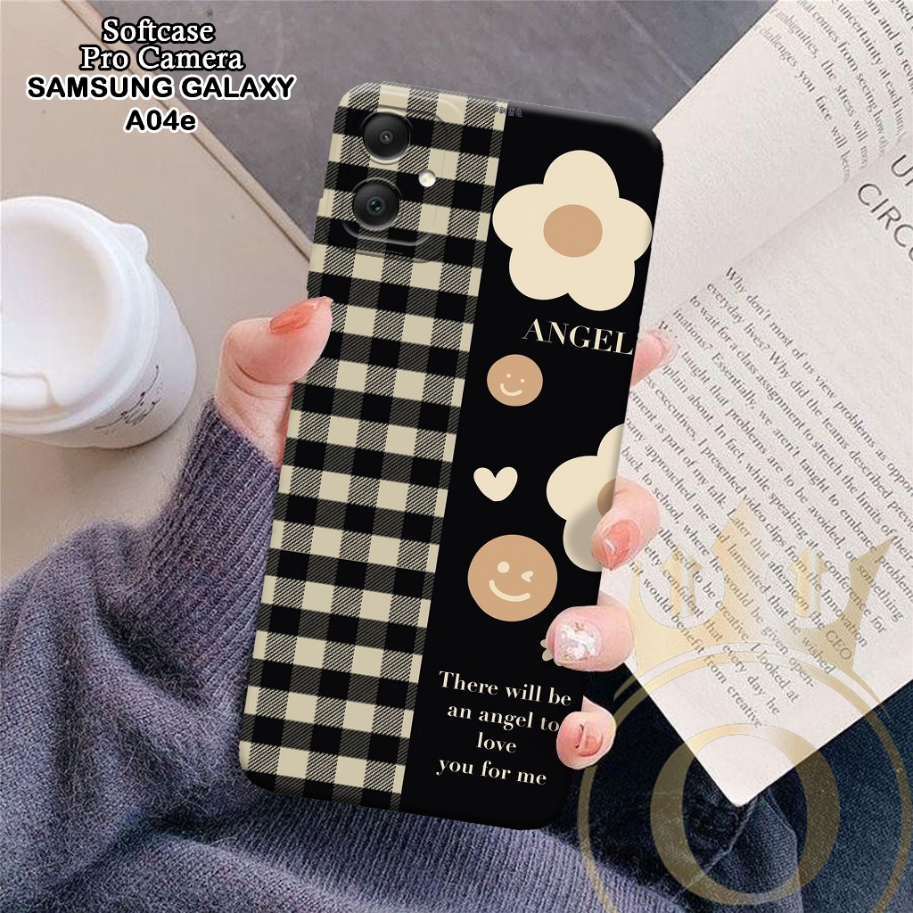 Softcase Samsung Galaxy A04E - ORORA - Casing Samsung Galaxy A04E - Motif case Lucu - Samsung - Soft
