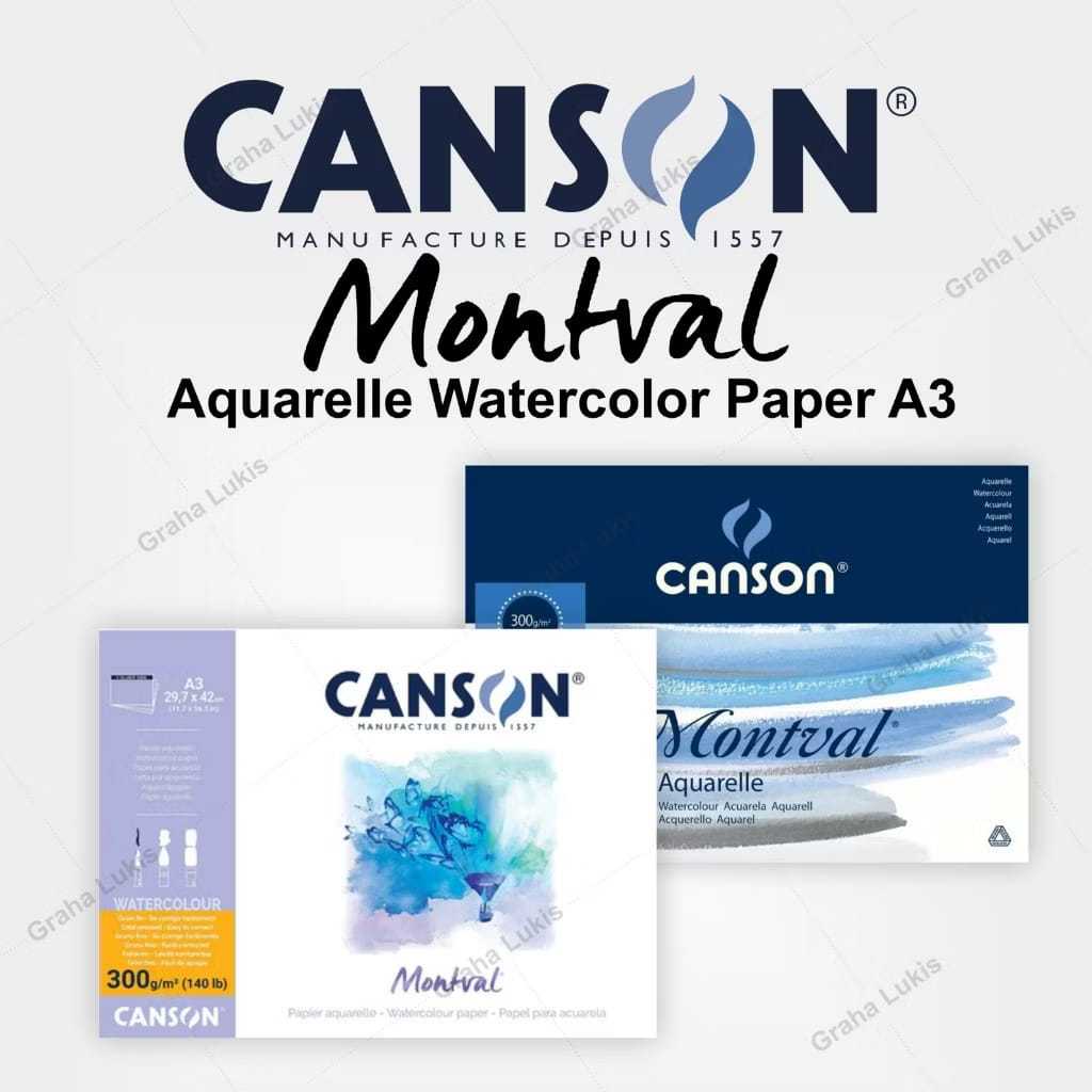 

GRAMEDIA KARAWACI - MNH - CANSON MONVAL A3 29,7X42CM 300GSM