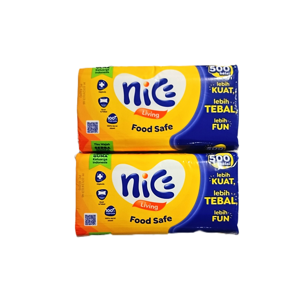 Tisu Tissue Facial Wajah NICE 250Helai 2Ply Kemasan Baru