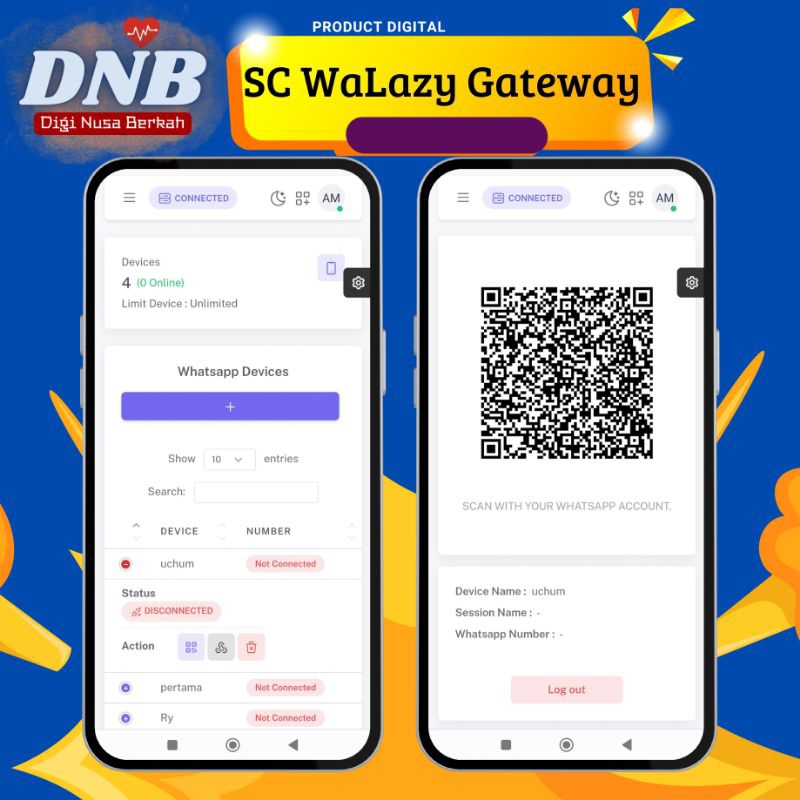 Source Code WALazy WA Api Gateway 2025 / tools marketing