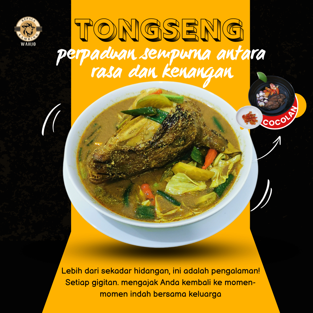 Kepala Kambing Utuh Tongseng Instan Kurir Jabodetabek Resto Kepala Kambing Wahjo