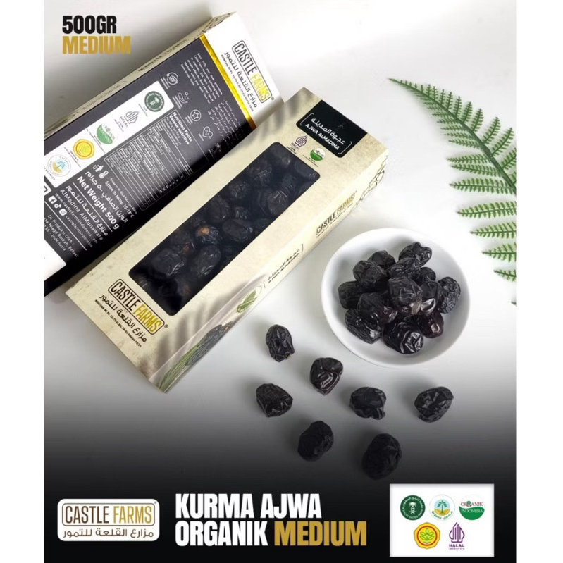 

Kurma Ajwa Organik Medium 500g