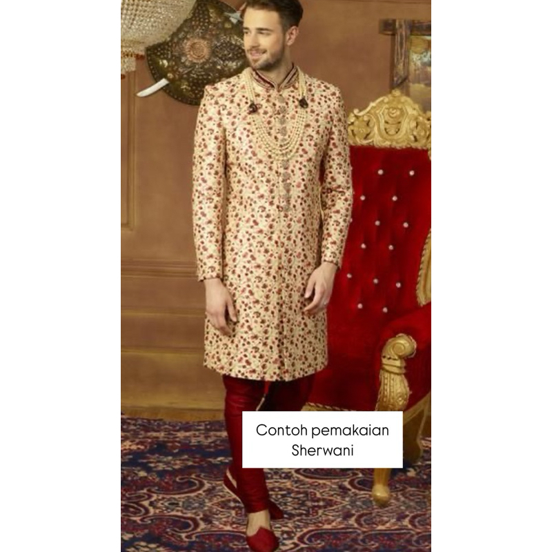 JAS SHERWANI INDIA| BAJU PENGANTIN COWOK| BAJU PENGANTIN INDIA | PREMIUM