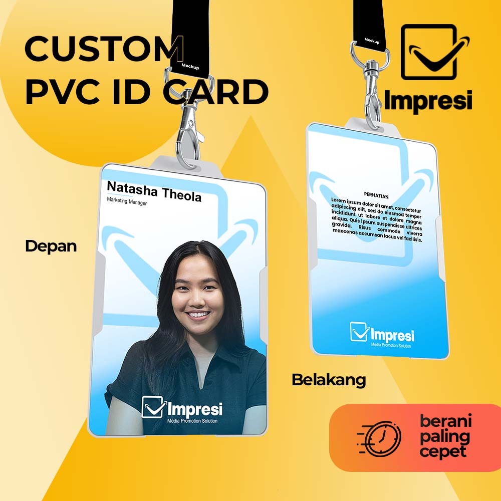 

Cetak ID Card Custom Kartu Member ID Card Karyawan Custom Kartu Tanda Anggota