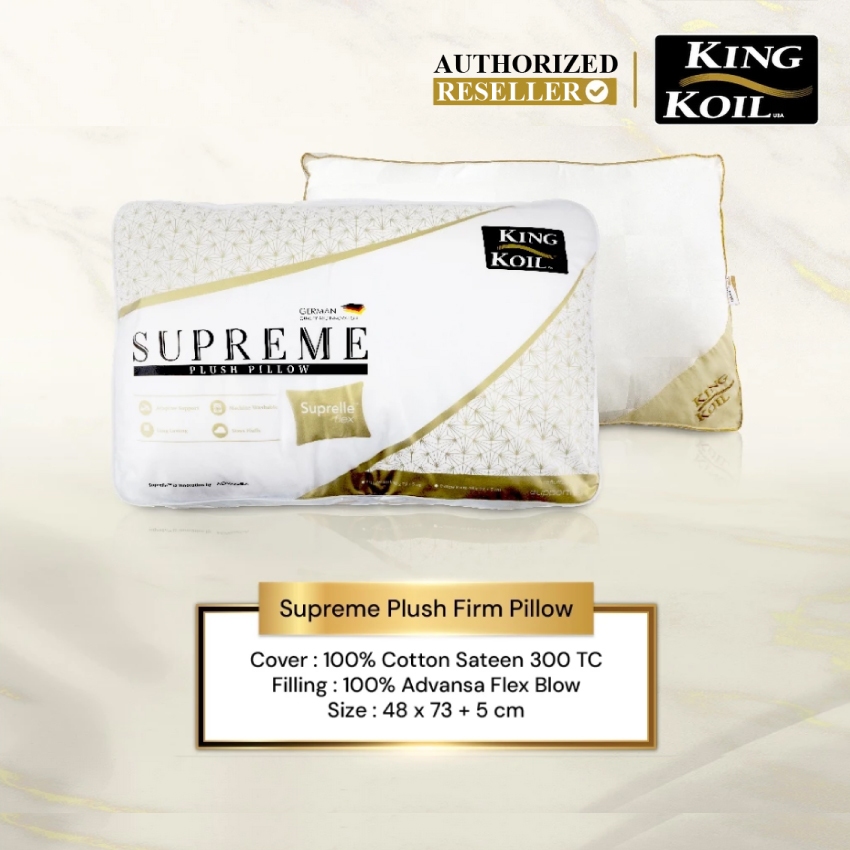 bantal King Koil SUPREME PLUSH Pillow KingKoil Suprelle Flex Original 100%