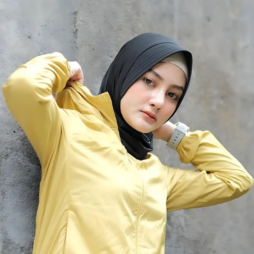 Atnihshijab - Hijab Instan Jilbab Pendek Kerudung Bergo Instant Sport Olahraga Kekinian Hamidah