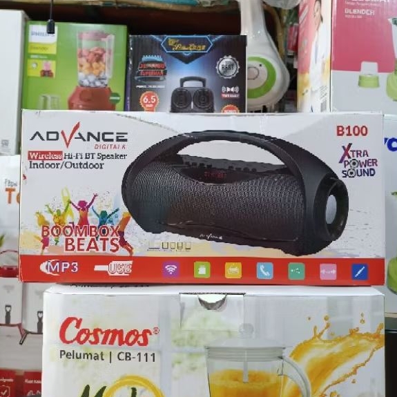 ADVANCE SPEAKER BLUETOOTH B100 - SPEAKER BLUETOOTH ADVANCE - SPEAKER MURAH - SPEAKER BLUETOOTH - RAD