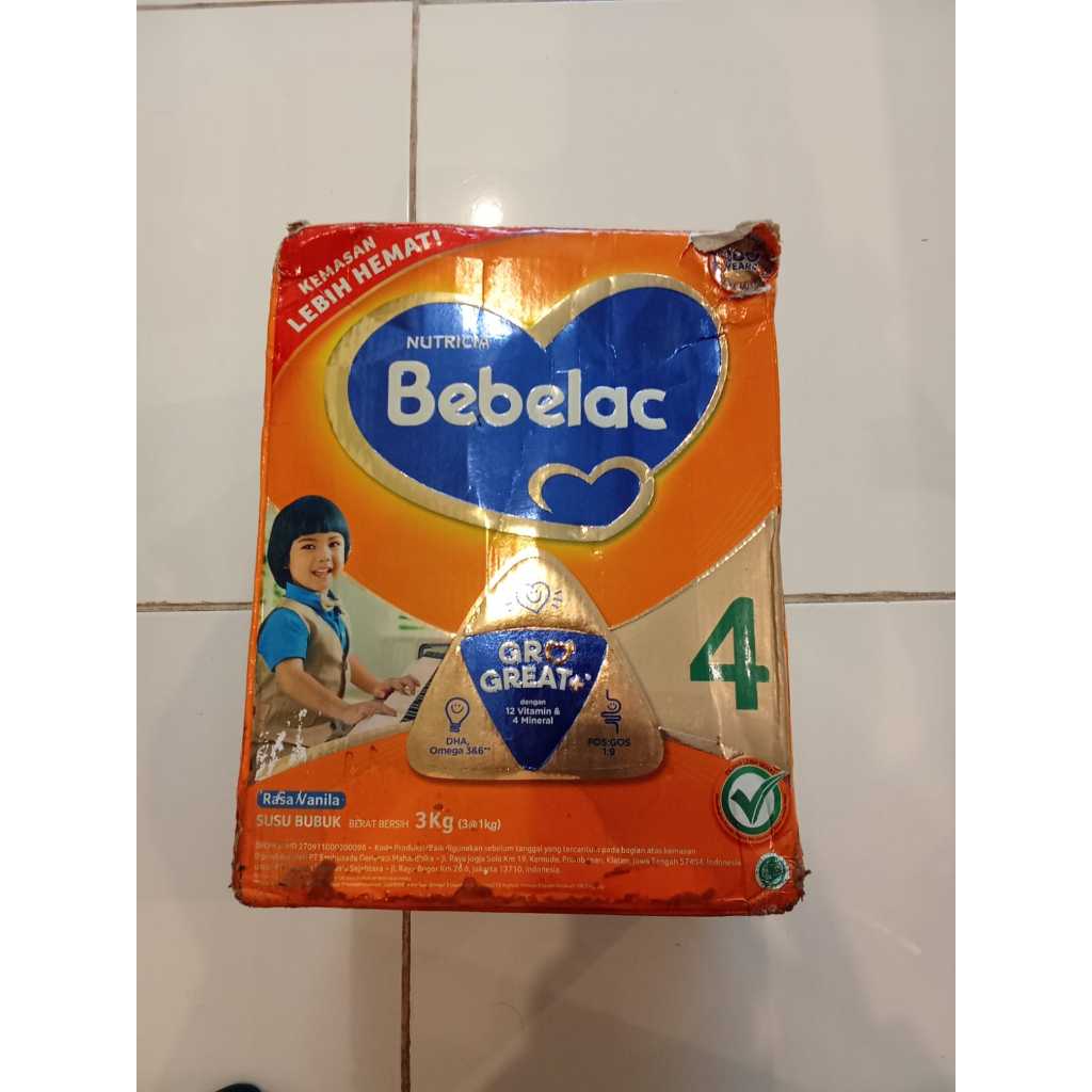 

SUSU BEBELAC 3KG JUMBO RASA VANILA ( RIJEK KARDUS )