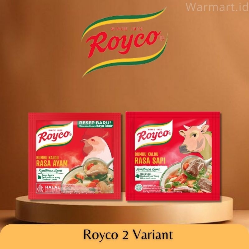 

Bumbu Masak - Royco 2 Variant 8 g ×12 pcs