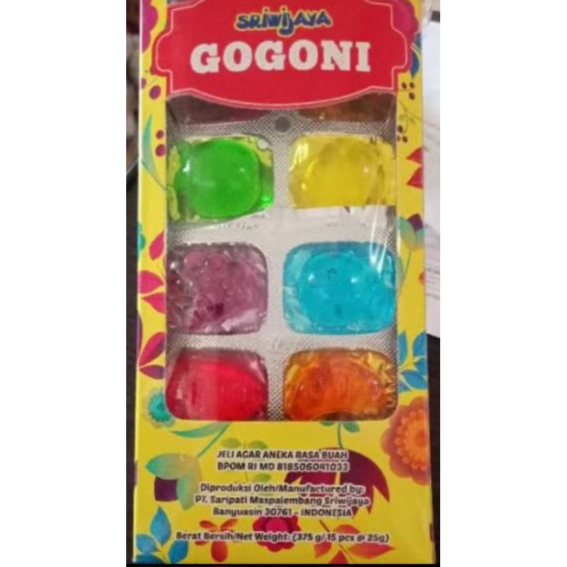 

SRIWIJAYA GOGONI JELI JELLY AGAR ANEKA RASA BUAH ISI 15 PCS