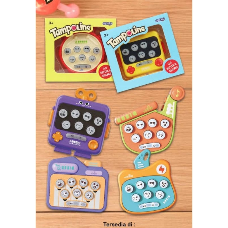 Apolo Tampoline Mainan Anak Assorted Mainan Fidget Anak