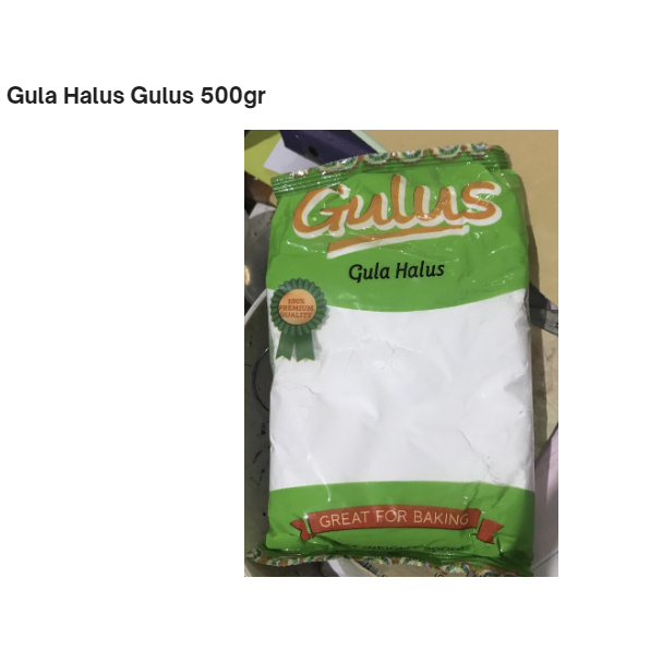 

Gula Halus Gulus 500gr