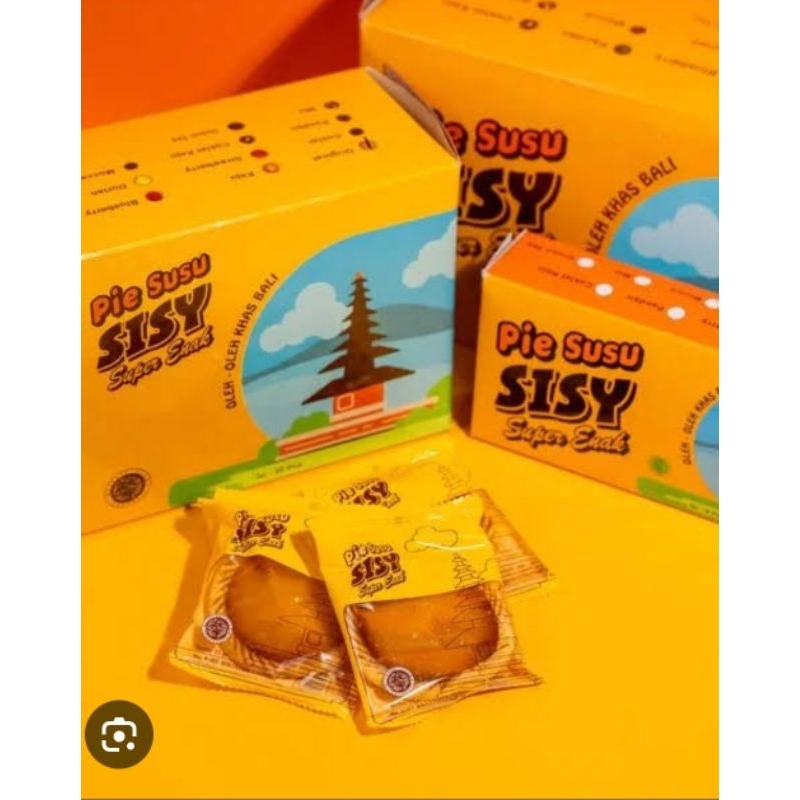 

pie susu Sisy Coklat 1box isi9pcs