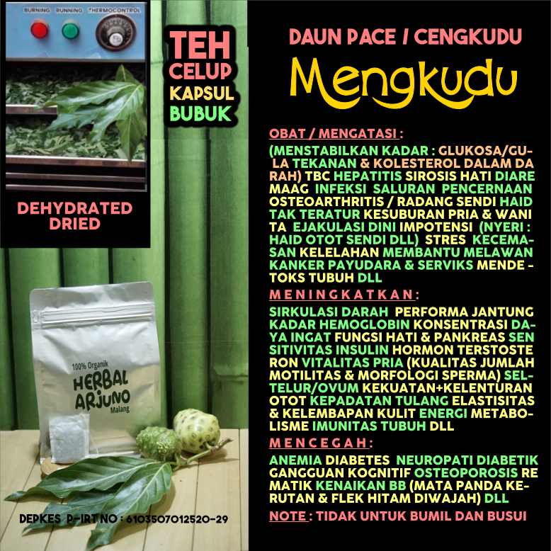 

Dehydrated Dried Teh Celup Kapsul Bubuk Daun Mengkudu Pace Obat TBC Hepatitis Sirosis Hati Maag Radang Sendi Maag Kesuburan Impotensi Produksi Sperma Vitalitas Stamina Gairah Libido Pria Diabetes Hipertensi Kolesterol Kanker Serviks Payudara Herbal Alami