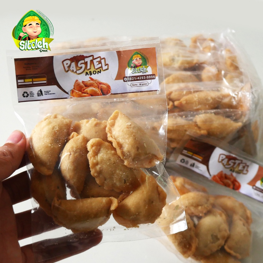 

Pastel mini isi abon kemasan 50 gr