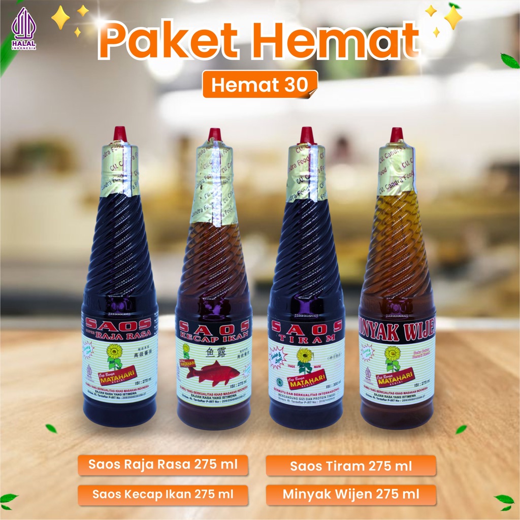 

SAOS BUMBU , SAUCE MAKANAN , KECAP , SEASONING , HEMAT 30