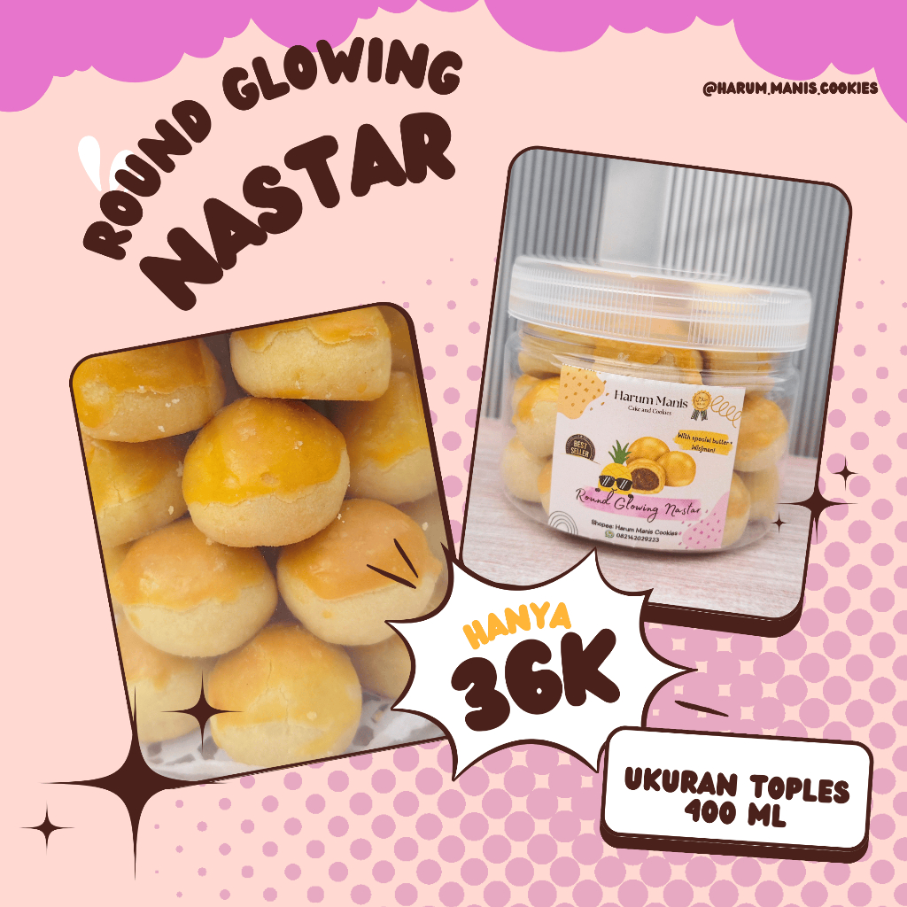 

Round Glowing Nastar Wisjman + Special Butter Small