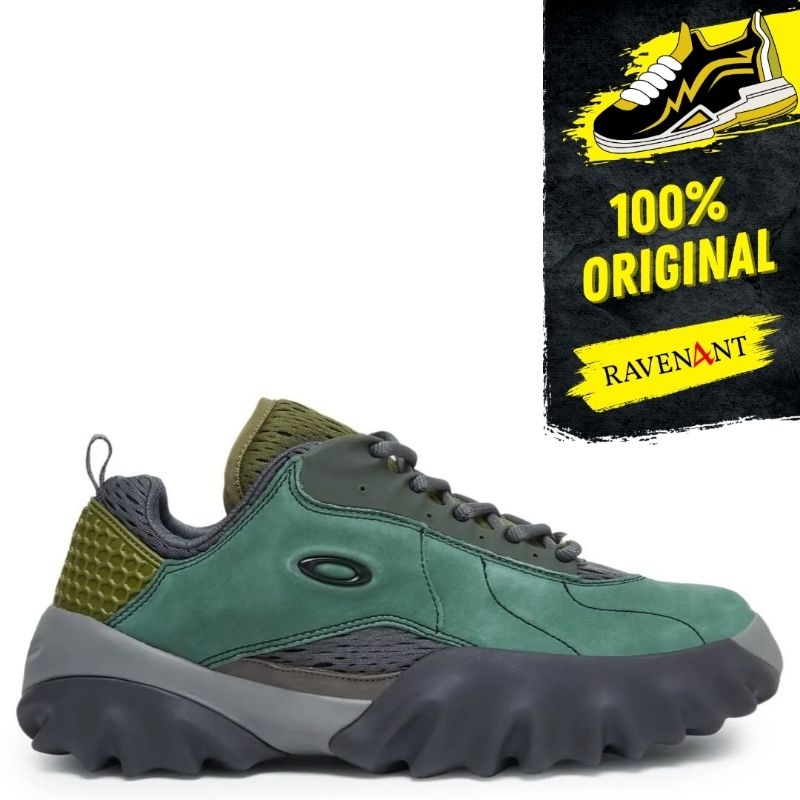 OAKLEY FACTORY TEAM Nubuck Chop Saw Duck Green Thunderstorm ORIGINAL - Sepatu Sneakers Pria