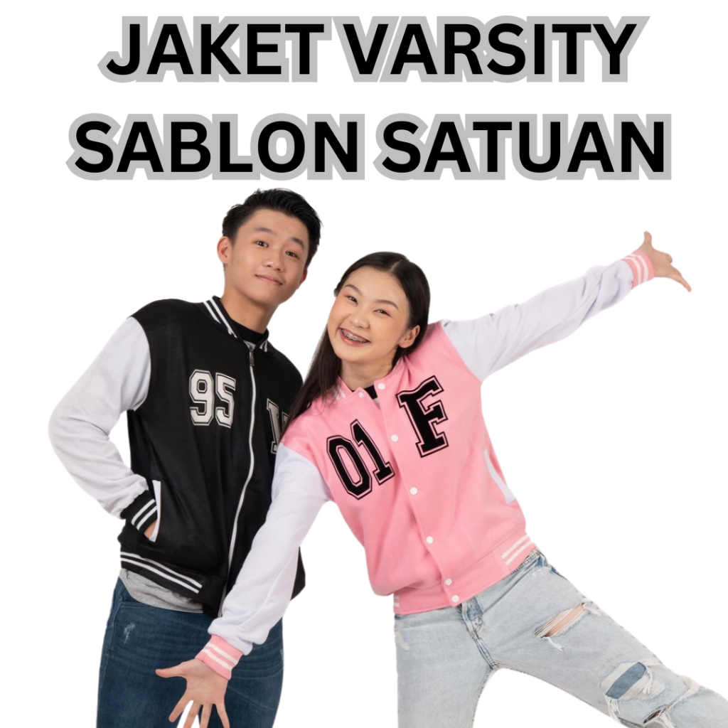 PinsQy Jaket Varsity Custom, Varsity Sablon Satuan, Varsity Bordir Satuan, Jaket Bordir Satuan, Jake