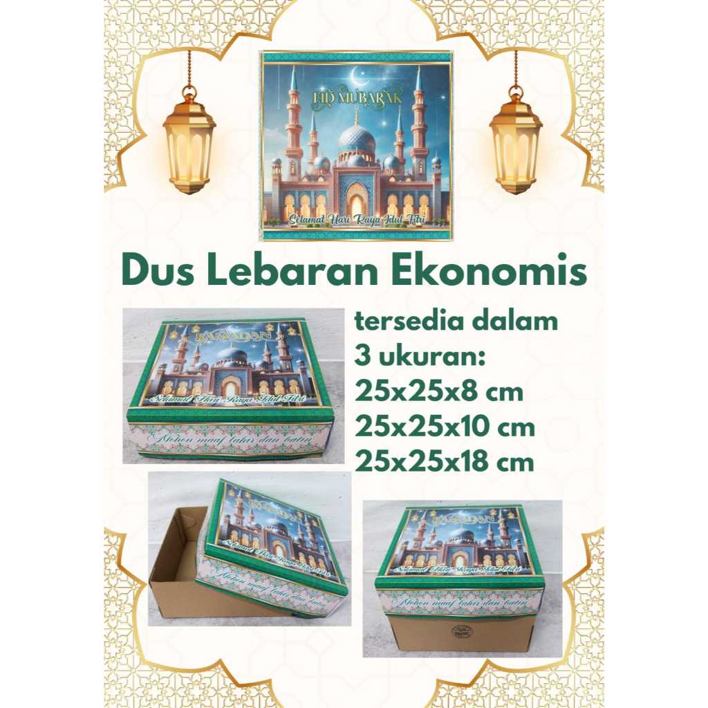 

Kotak / Box Toples Kue Idul Fitri Dus Lebaran 25x5x8 cm (Per 5 Pcs)
