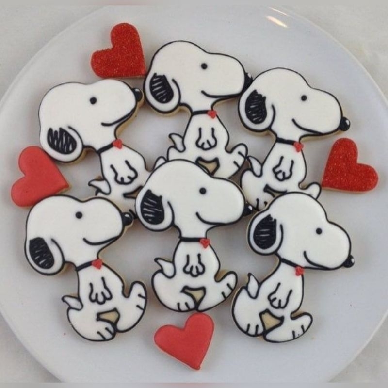 

IHANALICIOUS Butter cookies tema Snoopy dog (kukis hias karakter)
