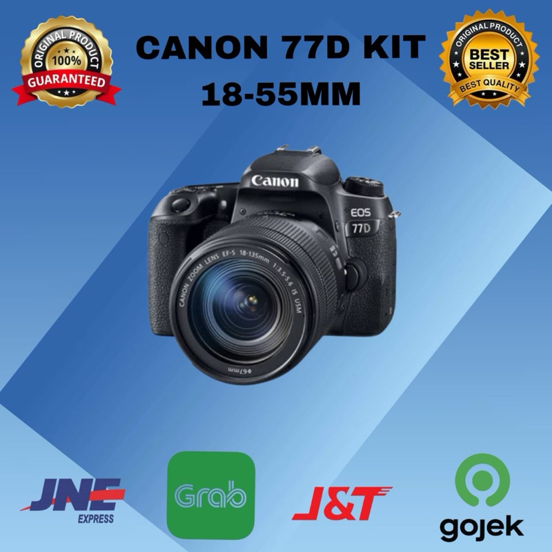 camera canon 77D 18-135mm is usm