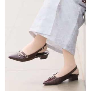 Sepatu Heels Wanita 3 CM Tali Belakang Kekinian Terbaru