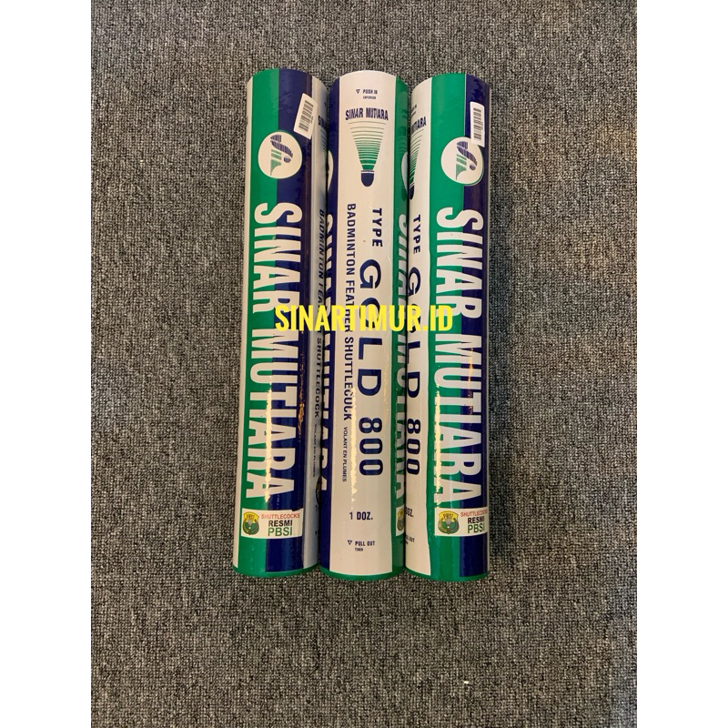 SHUTTLECOCK BADMINTON/KOK BULUTANGKIS SINAR MUTIARA GOLD ORIGINAL