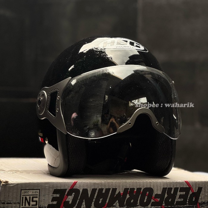 Helm Vespa Original HBC + Visor