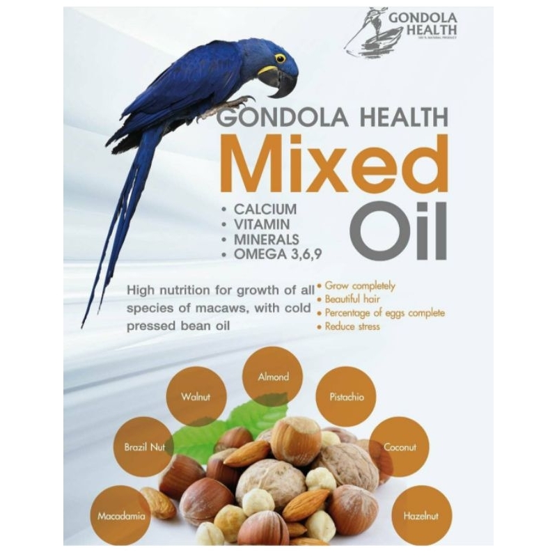 GONDOLA MIX OIL SUPLEMEN VITAMIN BURUNG