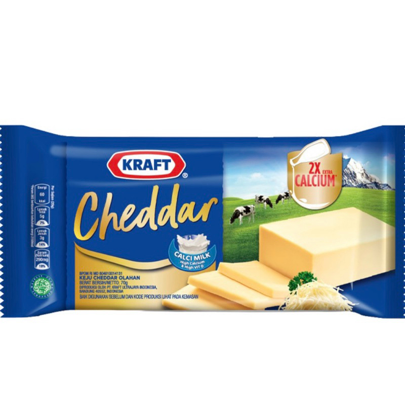 

Keju cheddar 70 gr