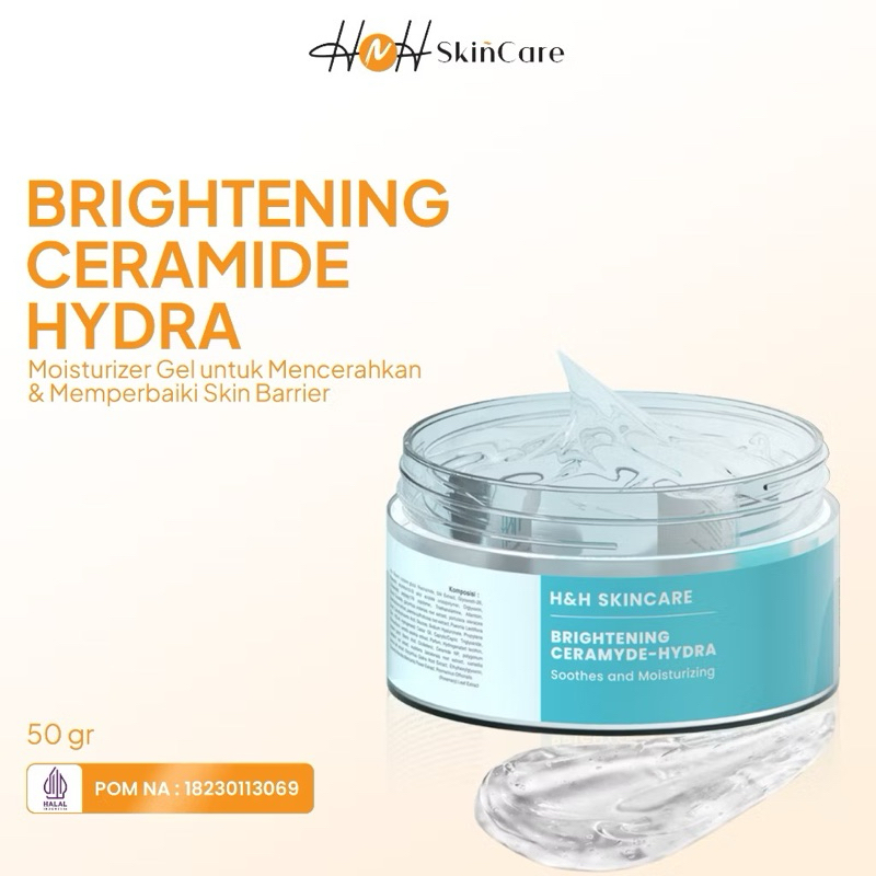 HNH Brightening Ceramide Hydra / Moisturizing Gel / Moisturizer / Pelembab untuk Mencerahkan & Mempe