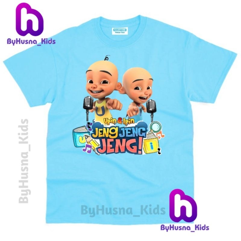 UPIN DAN IPIN BAJU ANAK KAOS ANAK UPIN DAN IPIN ATASAN ANAK PAKAIAN ANAK CEWEK ANAK COWOK UNISEX BAL