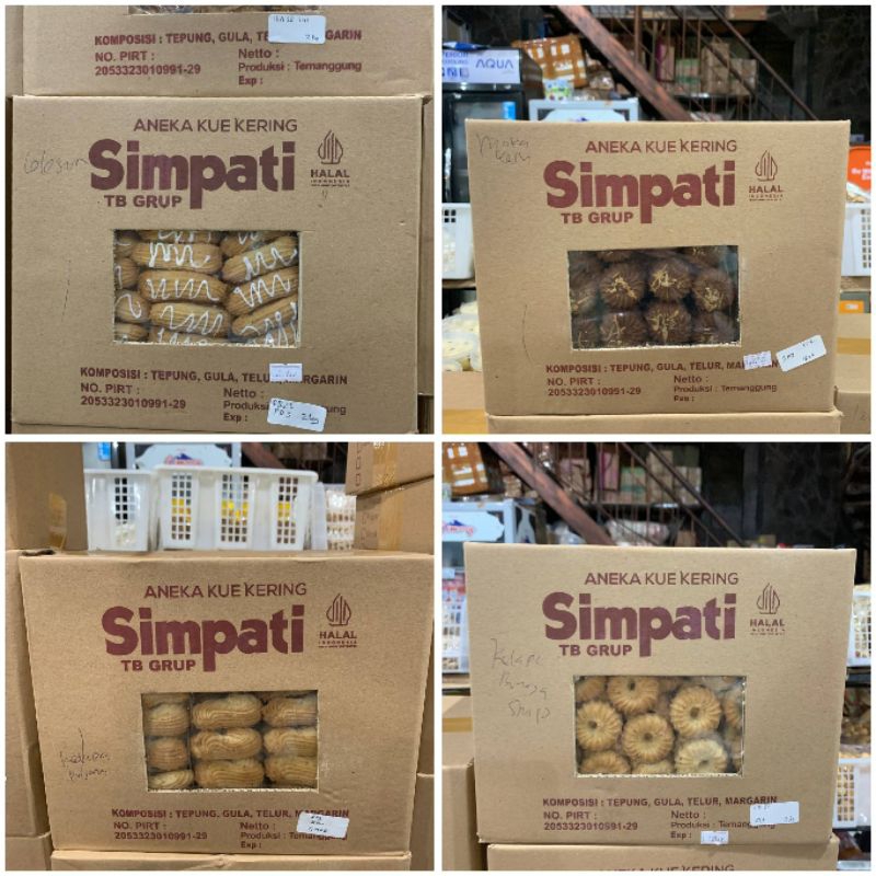 

Aneka Kue Kering Perbox 2kg