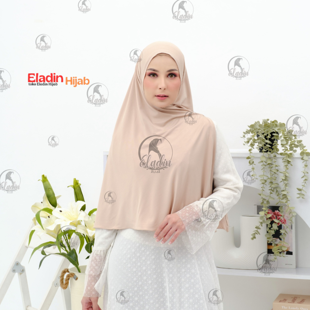 Hijab Segitiga Instan Jumbo L I Hijab Casual Jersey Premium