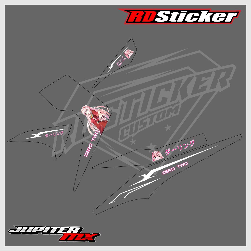 STRIPING JUPITER MX OLD TRANSPARAN