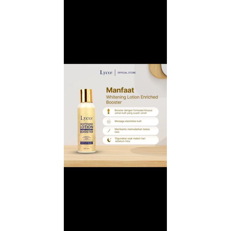 Lotion Whitening Booster LYCO [ Lotion Pemutih Tubuh ]