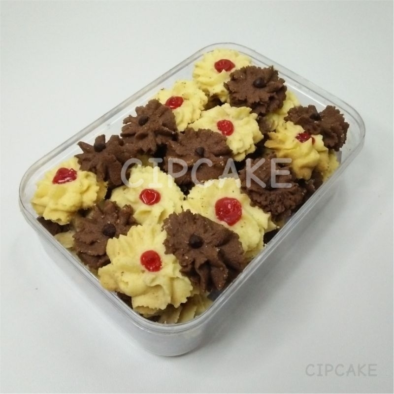 

Kue semprit/Semprit Mawar Toples Kemasan 250gr