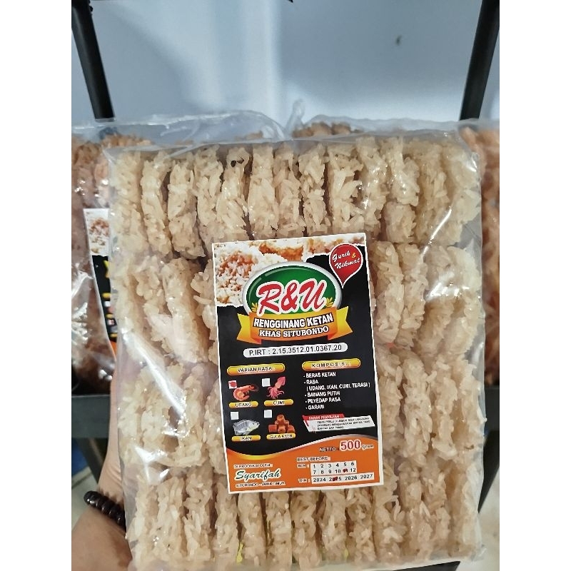 

Rengginang rasa udang & cumi 500 gr