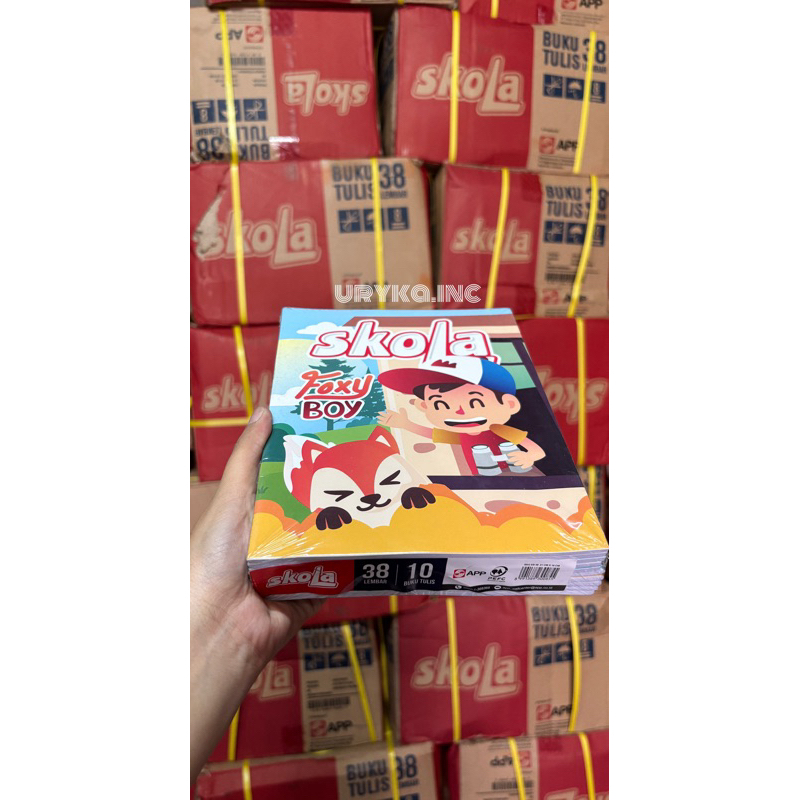 

(1 DUS=32 PAK) SKOLA (BY SIDU) Buku Tulis 38 Lembar GROSIR