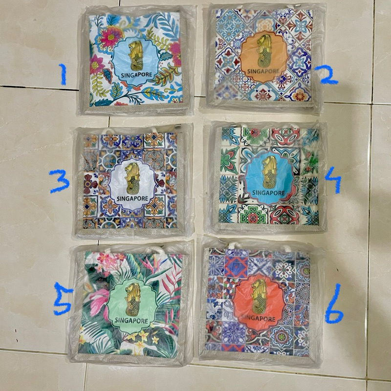 ori singapore singapura tas tote kecil small tote bag