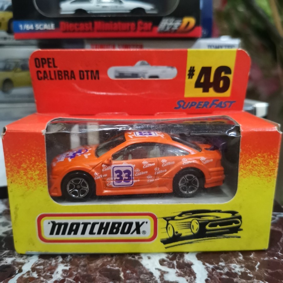 Matchbox Superfast Opel Calibra DTM Orange Oranye no 46