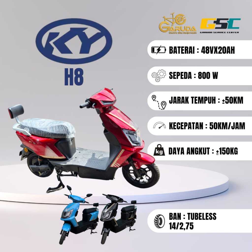 Sepeda Listrik Kuangyu H8 (Cargo)