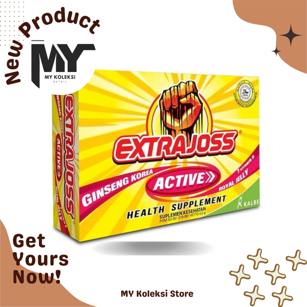 

Extra Joss ACTIVE Energy Drink Minuman Supplement MY Retail