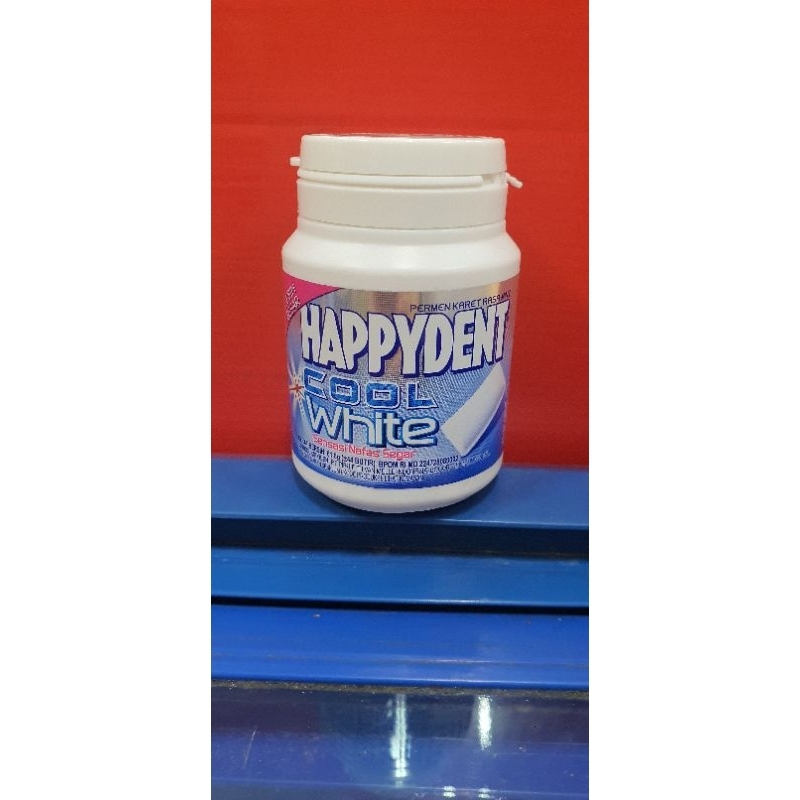 

Happydent Permen Karet Rasa Mint Kemasan Botol 50gr