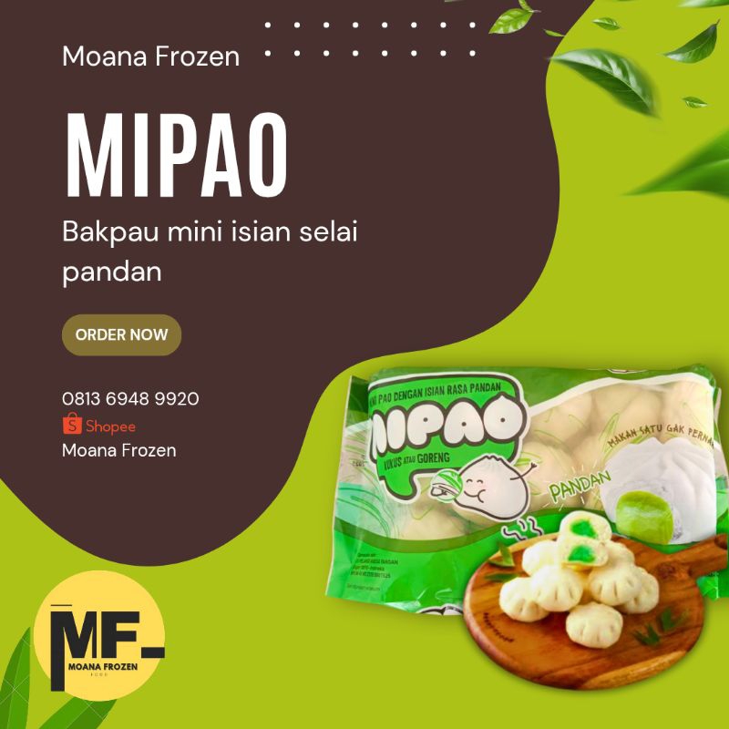 

Mipao - Bakpao mini isi pandan 500gr